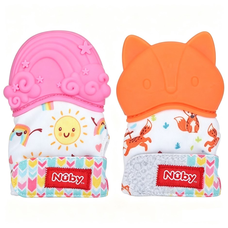 48 x Nuby 3D Teething Mitten. RRP: $910.  Buyers Note - Discount Freight Ra