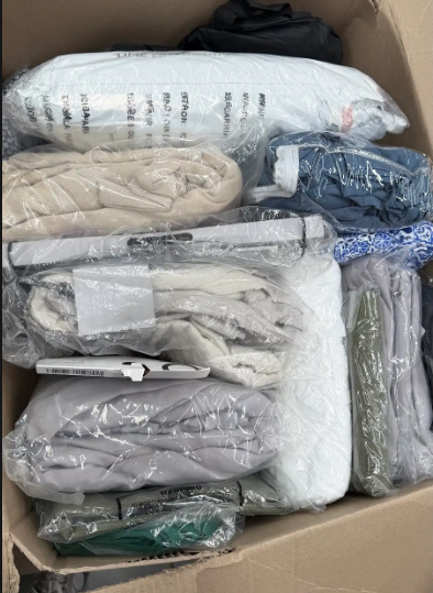 Assorted Box of Linen, Bedding. NB: Items may not be in original packaging