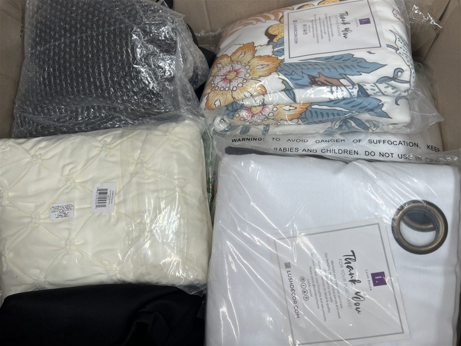 7 x Assorted Curtain Products. NB: Photo as is. Some Not in Original Packag
