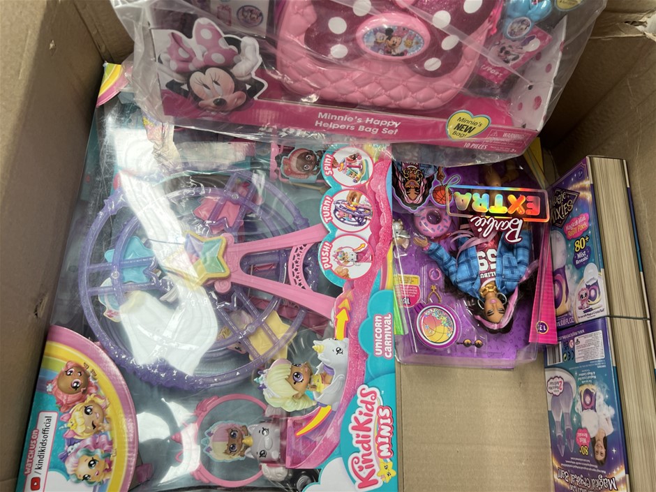 5 x Assorted Girl Toys. NB: Photo as is. Some Not in Original Packaging, So