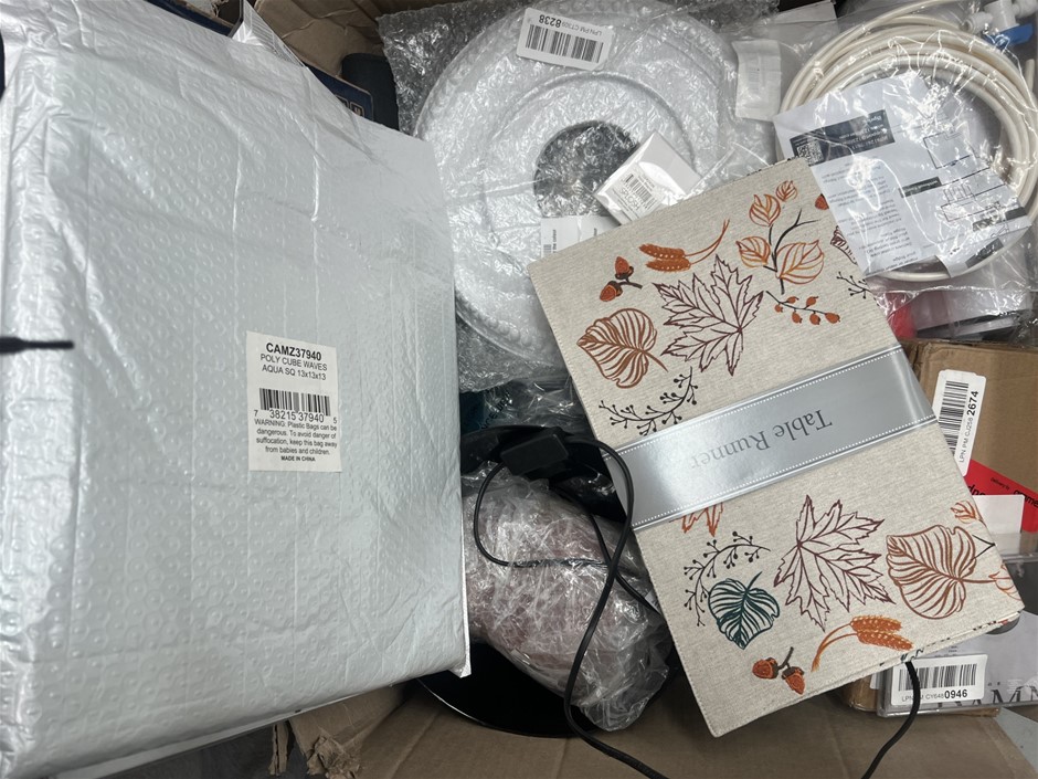 9 x Assorted Home Products. NB: Photo as is. Some Not in Original Packaging