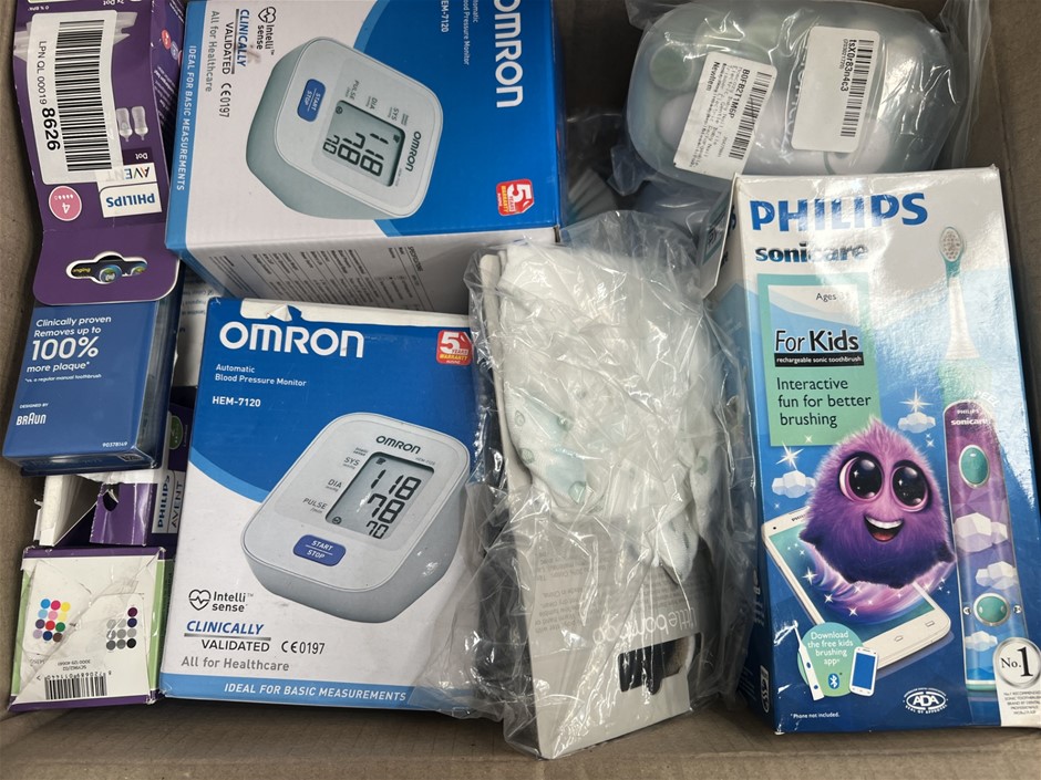 10 x Assorted Baby/Blood Pressure Monitors. NB: Photo as is. Some Not in Or