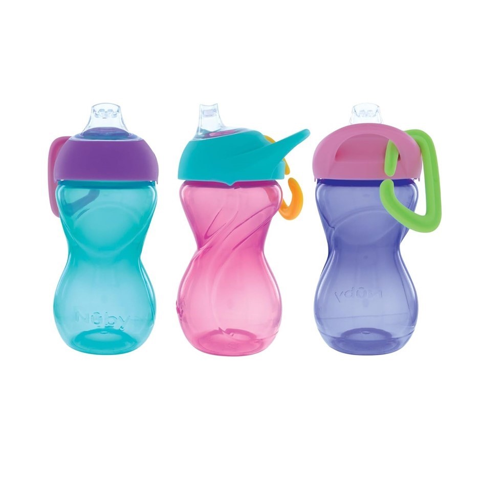 48 x Nuby Click-It Spout cup with Carabiner. RRP: $384.  Buyers Note - Disc
