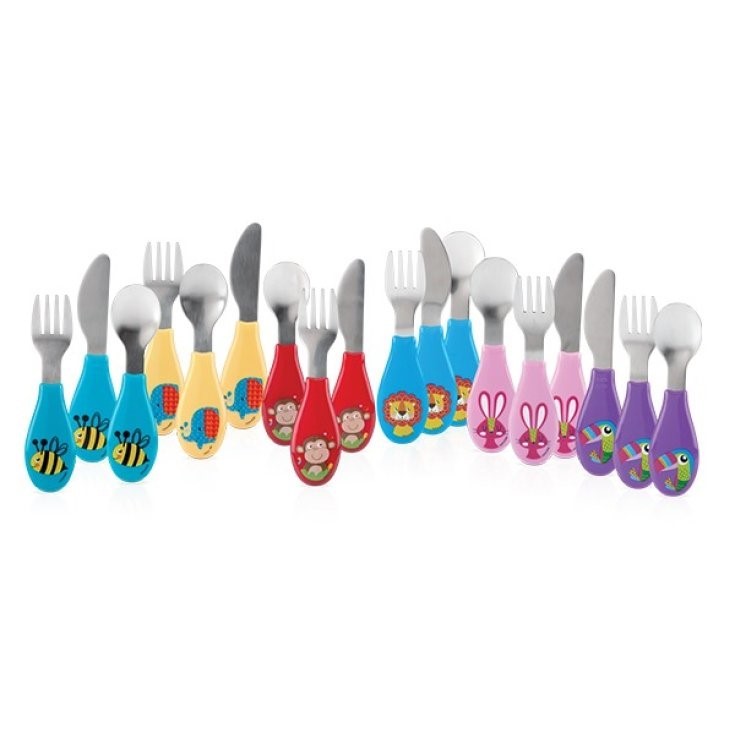 72 x Nuby Stainless Steel Cutlery. RRP: $935.  Buyers Note - Discount Freig
