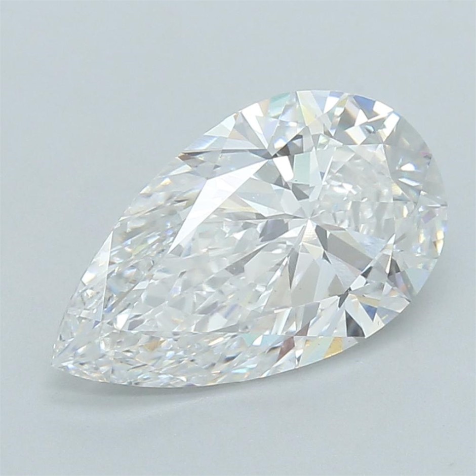 3.10 Carat Pear Shape Diamond G / VVS2