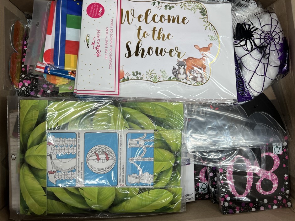 15 x Assorted Halloween/Party Products. NB: Photo as is. Some Not in Origin