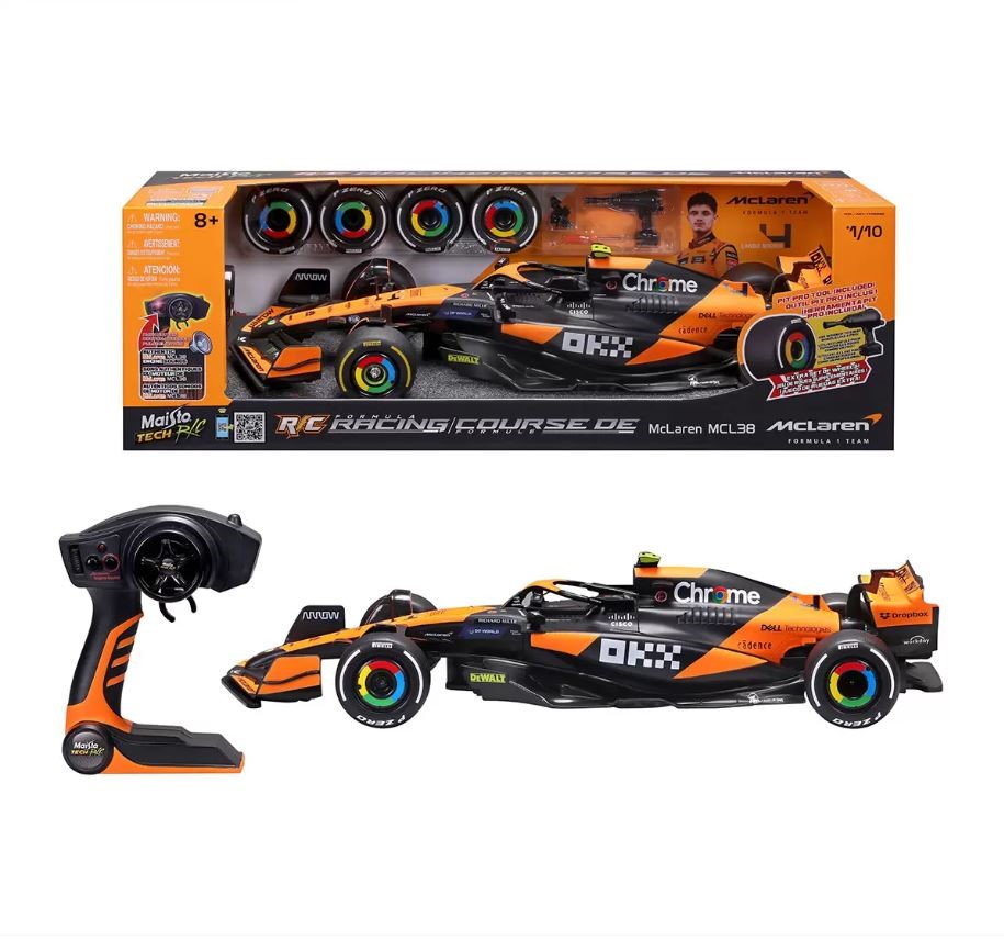 MAISTO 1:10 Formula 1 Remote Control Racing RC Car, McLaren Lando Norris.