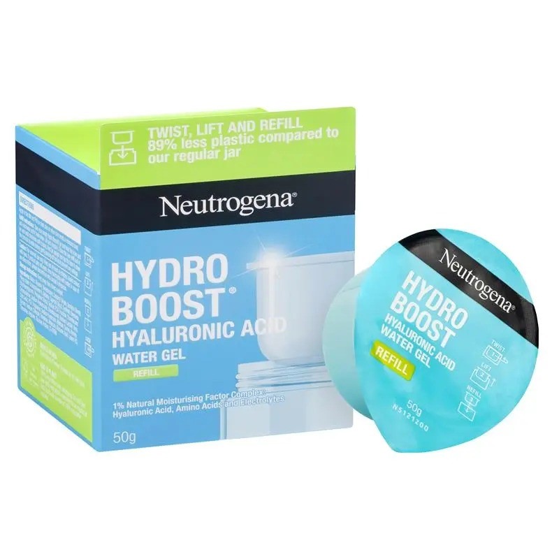 4 x NEUTROGENA HydroBoost Water Gel Refill, 50g.