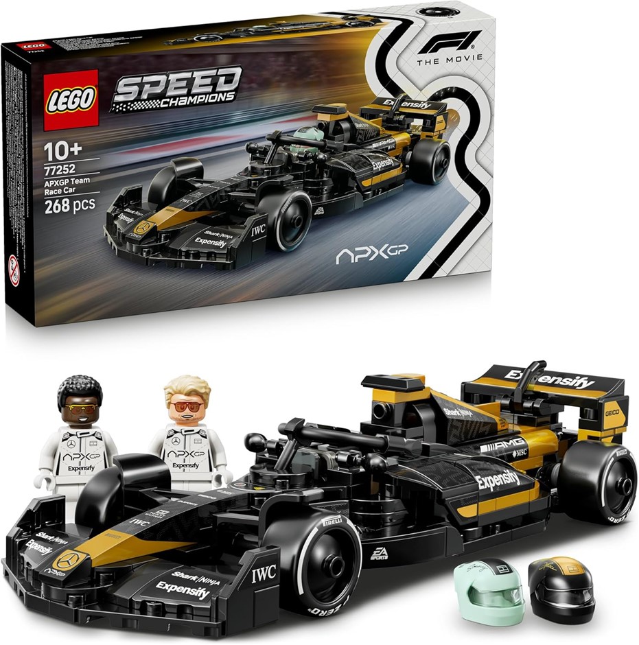 LEGO Speed Champions APXGP Team Race Car from F1 The Movie, 77252.