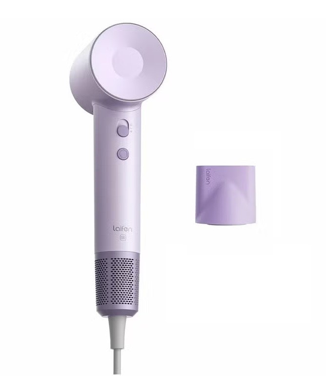 LAIFEN Swift SE Hair Dryer w/ 1 x Nozzle Attachment, Purple. NB: Not in or