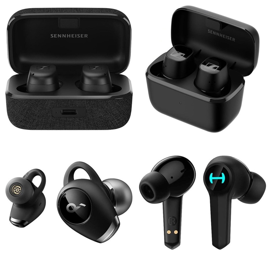 4 x Wireless Earbuds. 1 x SENNHEISER MOMENTUM True Wireless 3 NC Earbuds. 1