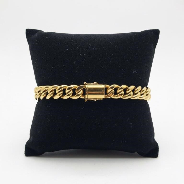 Jewelz Merchants 14mm Cuban Link Bracelet-Quality Guarantee-22cm-14mm