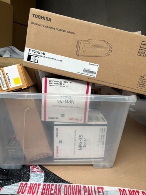 Toshiba, Canon, and Fuji Xerox Toners