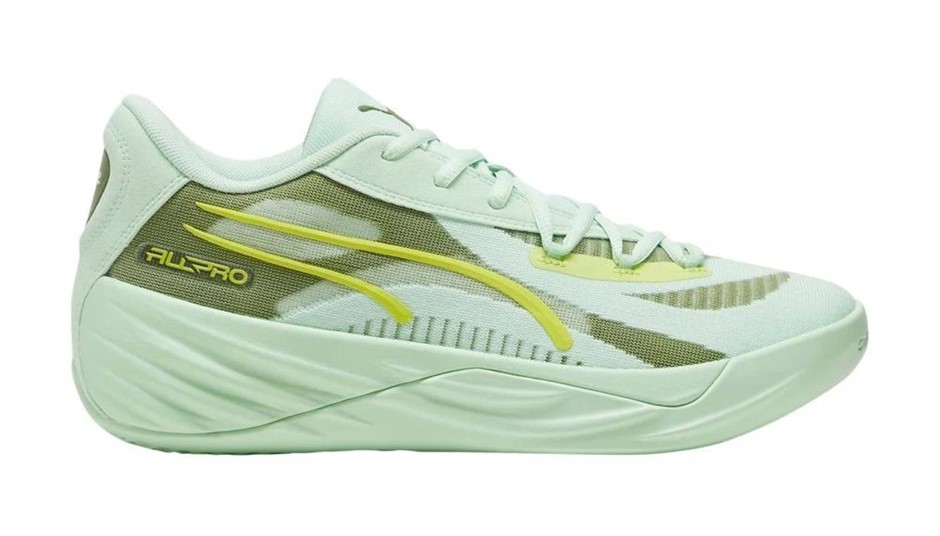 PUMA Men's All-Pro Nitro Sneaker, US7/EU40.5, Fresh Mint/Olive Green, 37907
