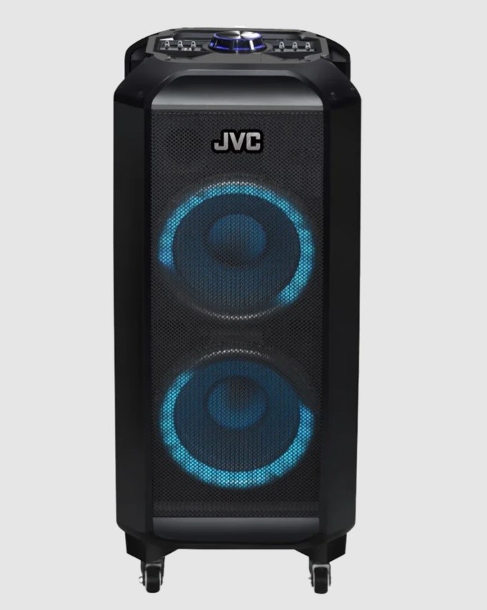 JVC Bluetooth Party Speaker with Microphone, Black NB: minor use