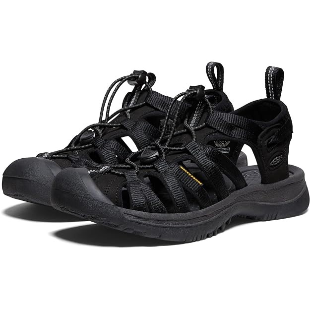 KEEN Shoes Whisper Women's Sandals, Black Magnet, 10 US