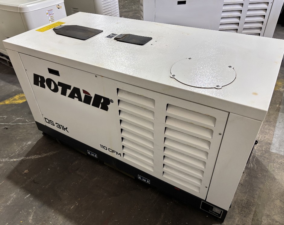 2023 Rotair DS31K 110CFM Compressor