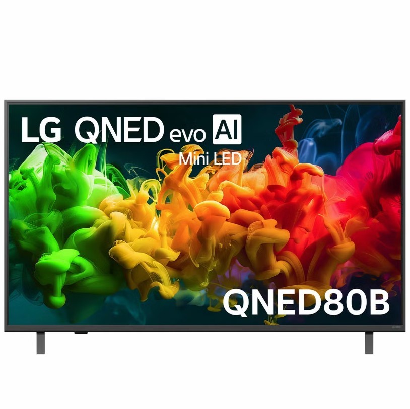 LG 50 Inch QNED80B EVO AI MINI LED 4k Smart TV, 50QNED80BS.