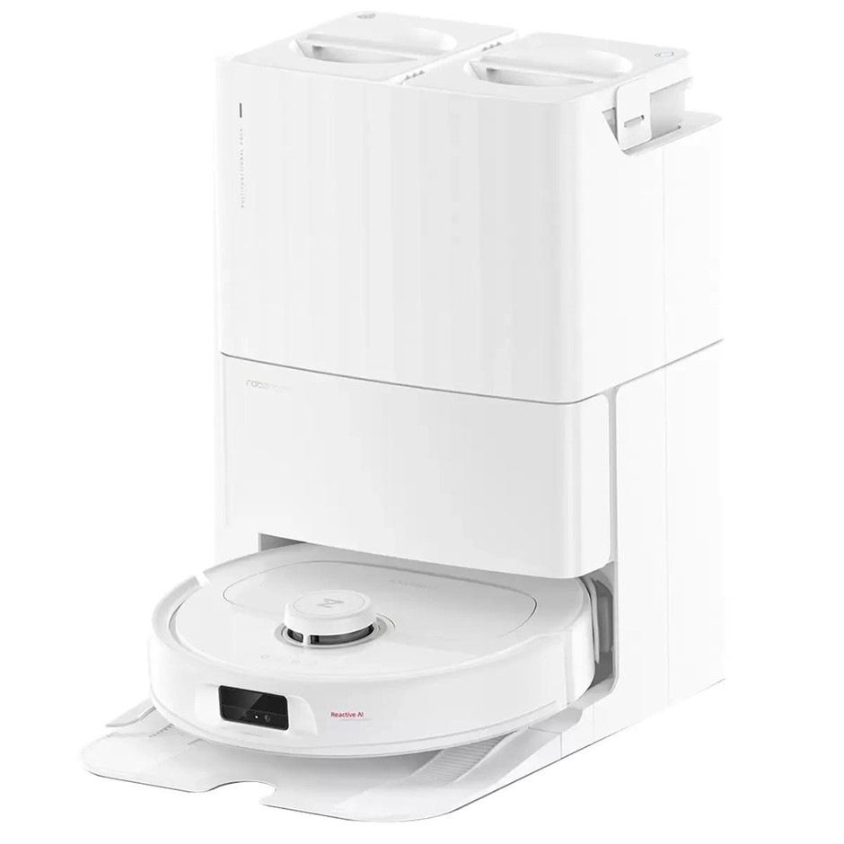 ROBOROCK QRevo MaxV Vacuum Mop Cleaner, White, Model RR-QRMV02-03-WHT. NB: