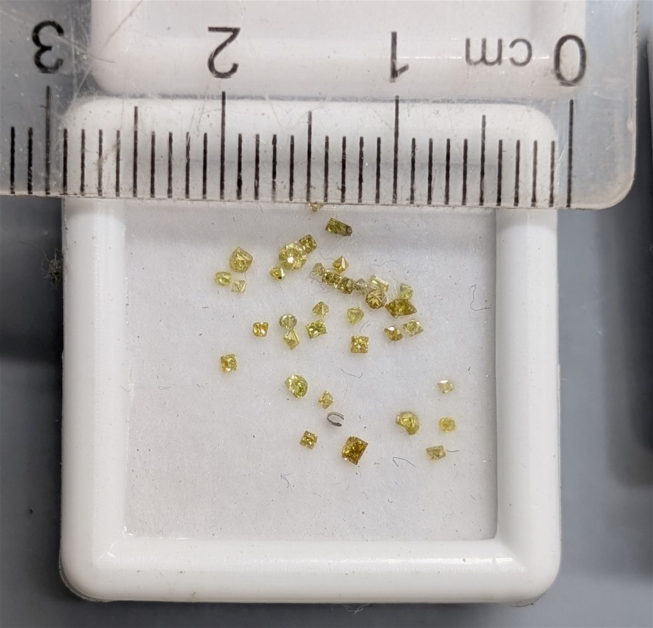 Quarter carat YELLOW DIAMOND Gemstones