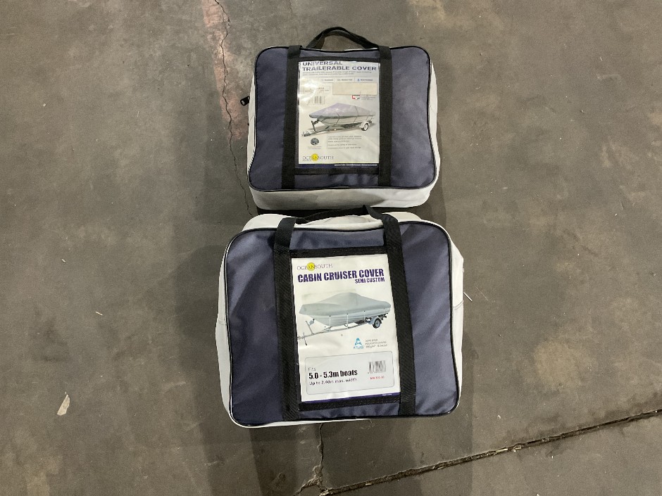 Ocean South Various Boat Covers, x2