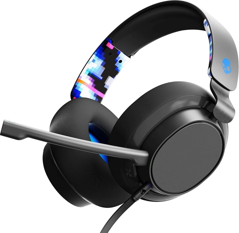 SKULLCANDY SLYR Multi-Platform Over-Ear Wired Gaming Headset, Blue