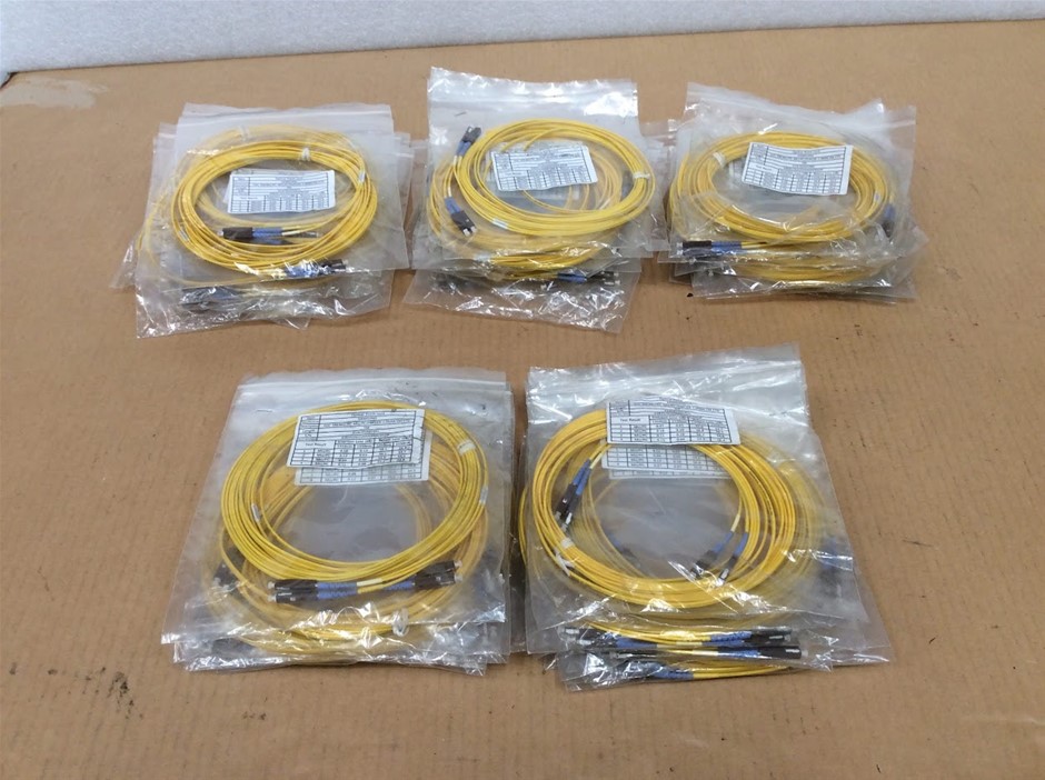 Samsung 43831/JU1UUUUHDC050P 5M Duplex Optical Patch Cords - New (Lot of 5)