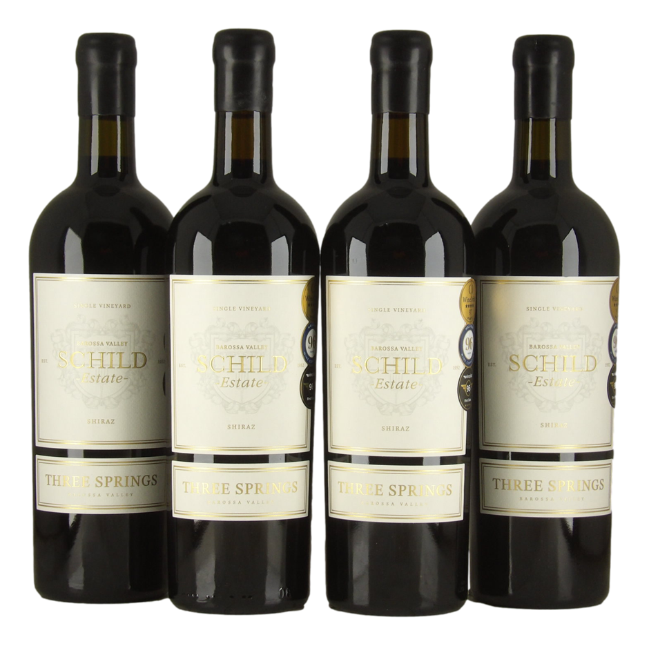 Schild Three Springs Shiraz 2021 (4x 750mL), Barossa
