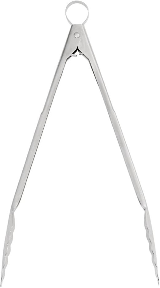 Cuisipro 57577 Serving Locking Tong, Stainless Steel, 24 cm
