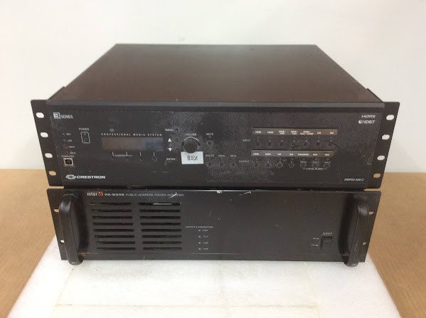 Inter-M PA-6348 And Crestron DMPS-300-C Systems (Lot Of 2)