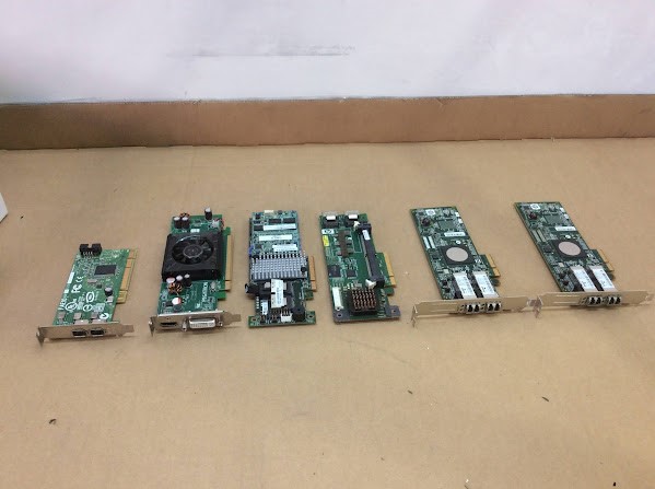 HP FC1120005-01C&Dell 0J886H Mixed Brand and Model Adapter Card (Lot of 6)