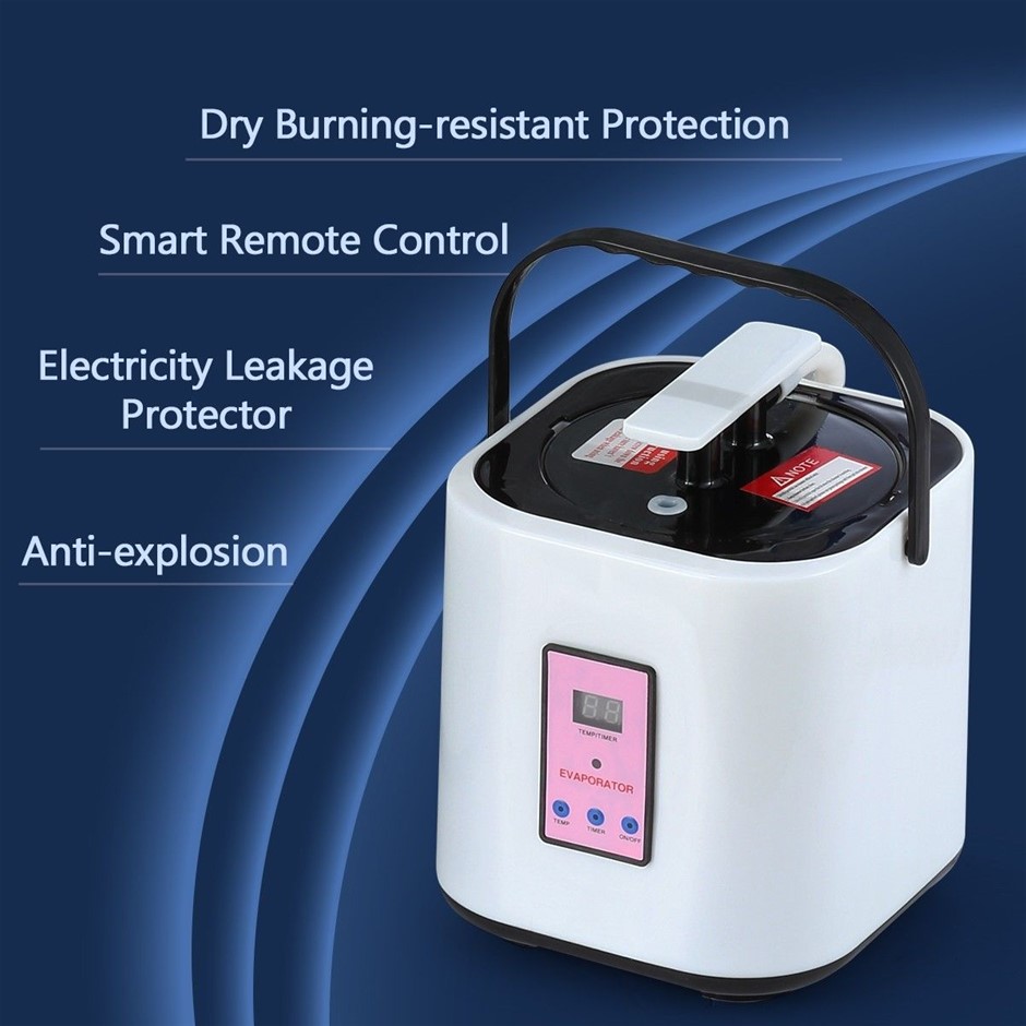 Full Body Portable Steam Sauna Kit 1000W with Foldable Chair & Remote