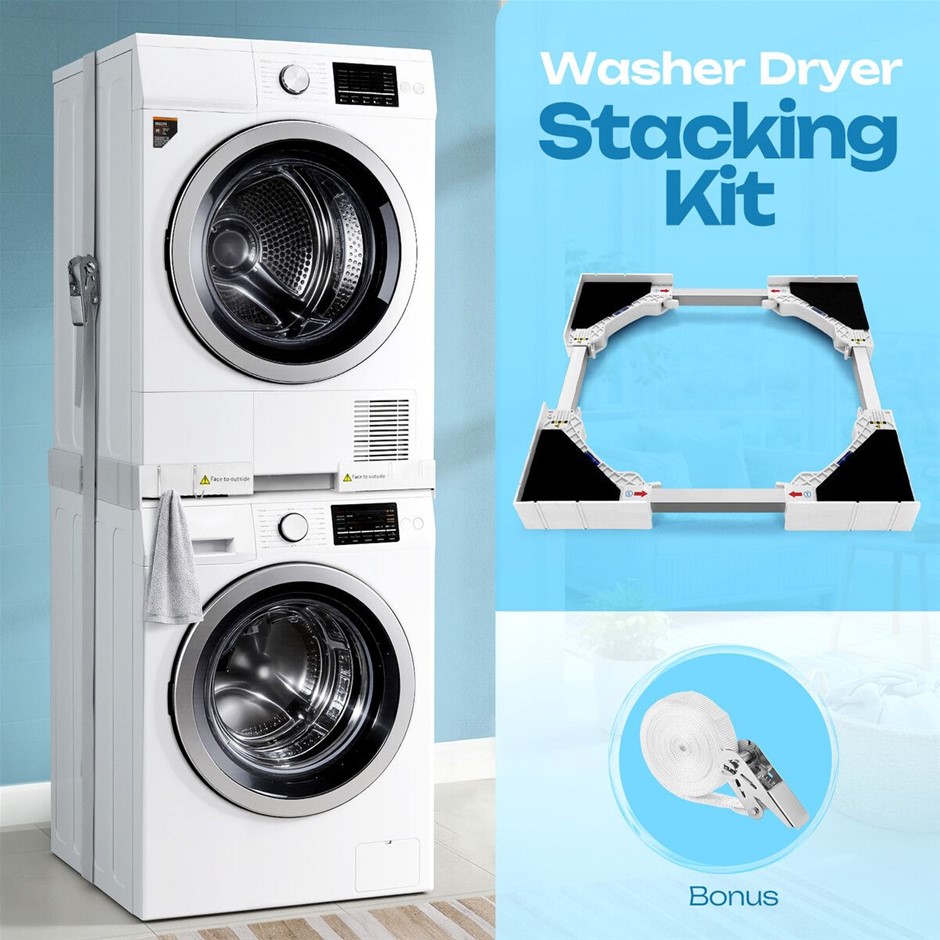 Adjustable Washer Dryer Stacking Kit 24-29 Inch Universal Rack
