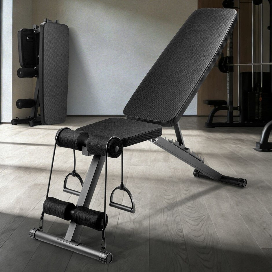 Adjustable Weight Bench Foldable FID Flat Incline Decline 272kg