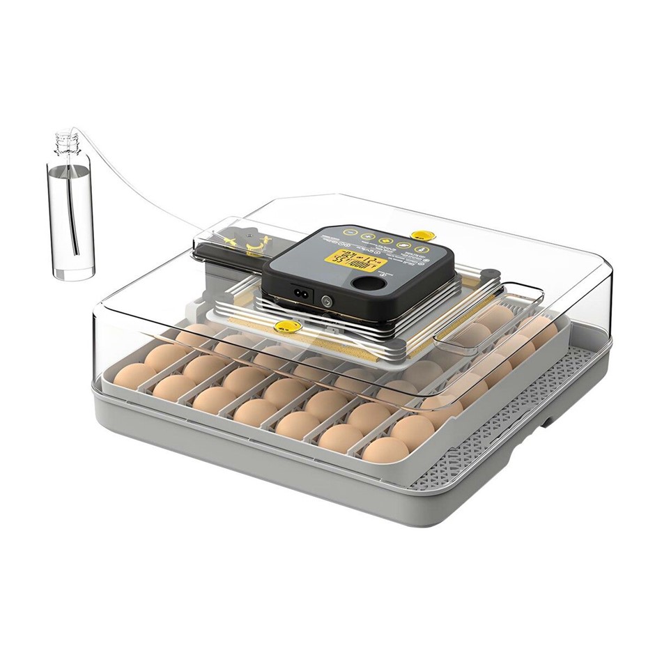 48-60 Egg Incubator Automatic Turner Humidity Control Chicken Duck Quail
