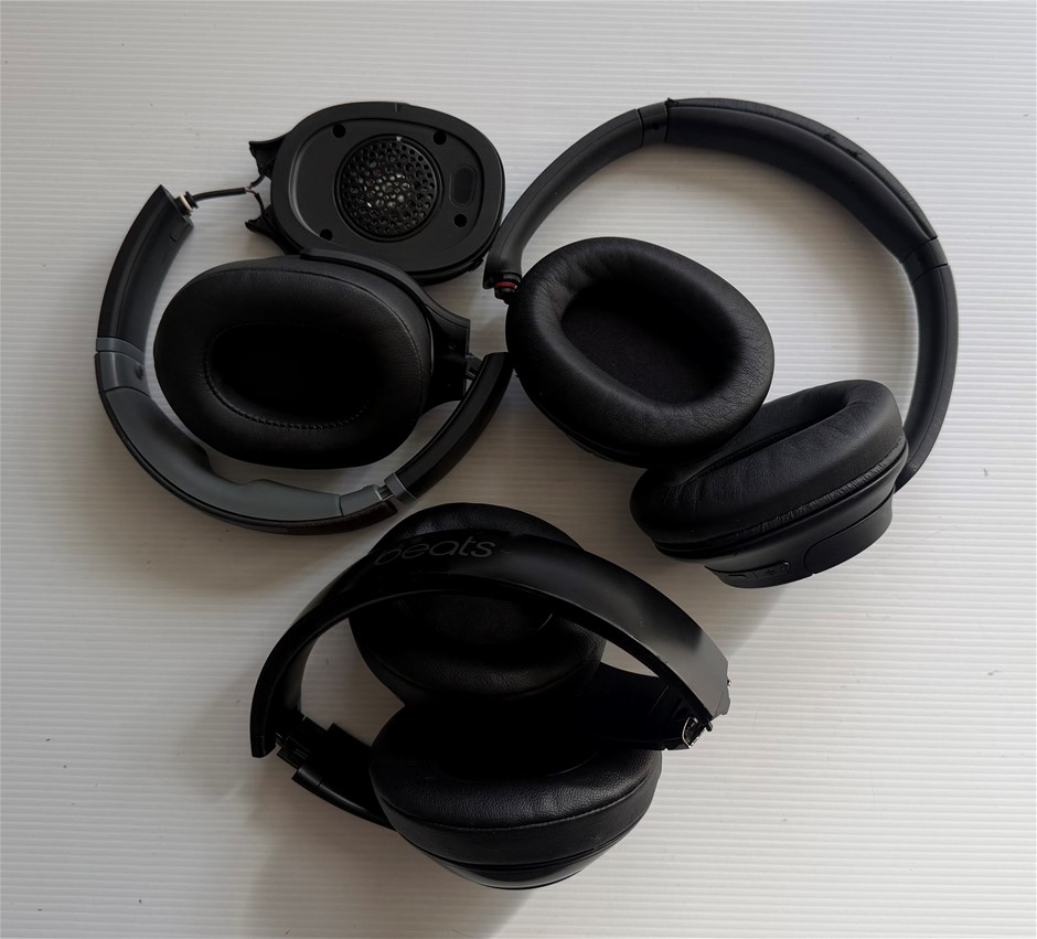 Beats Studio 3 / Skullcandy / Sony Headphones - For Parts (Lot of 3)