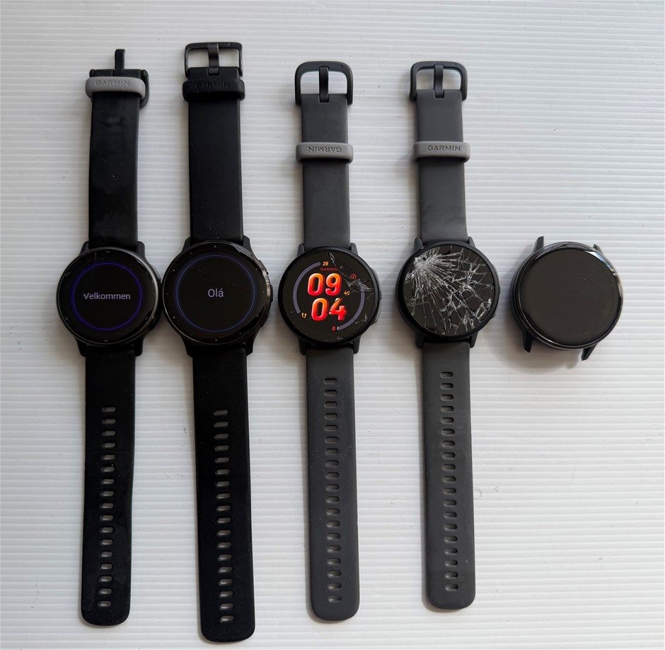 Garmin Venu 4 / Venu 3 / Vivoactive 5 Smart Watches - For Parts (Lot of 5)