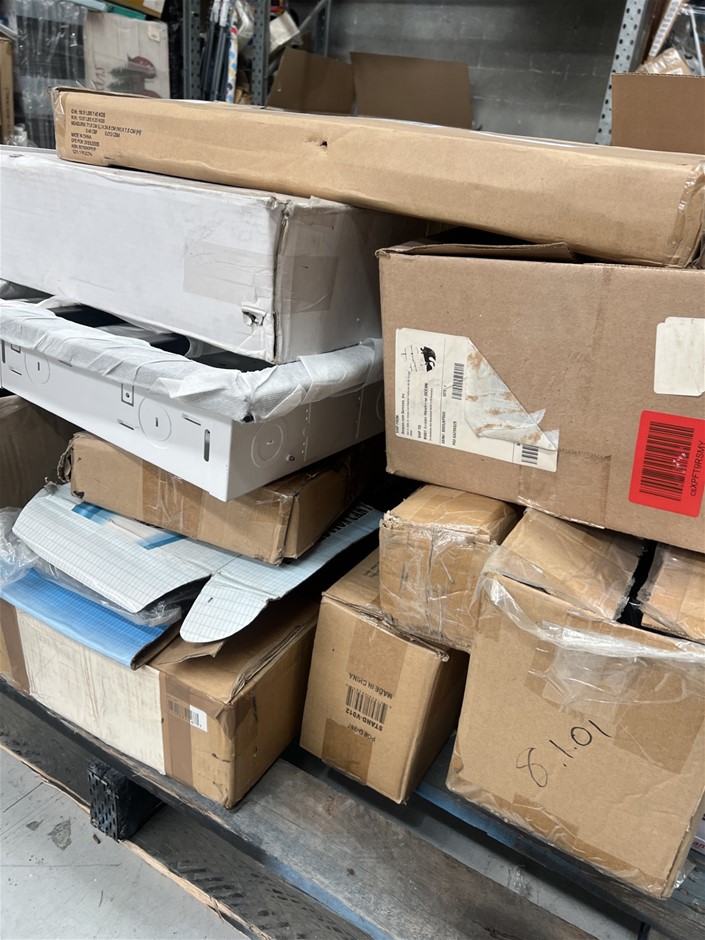 Pallet of Assorted Tv Stands, Monitor Stands, Risers, Monitor Mounts, Proje