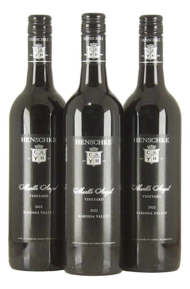 Henschke Marble Angel Cabernet Sauvignon 2022 (3x 750mL), Eden Valley.