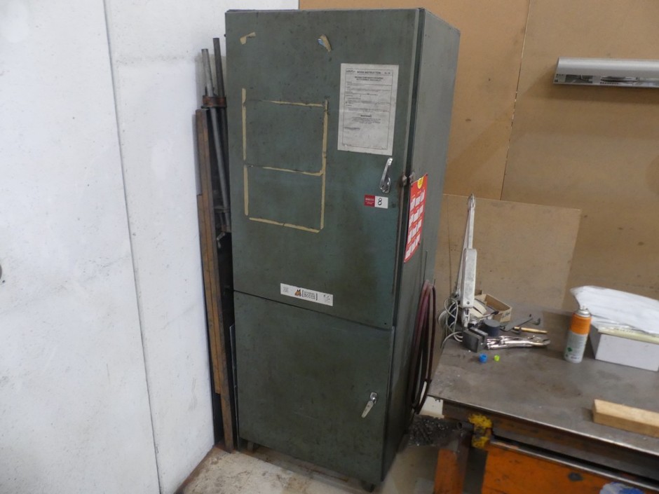 <p>2x Door Welding Cabinet (mobile)</p>