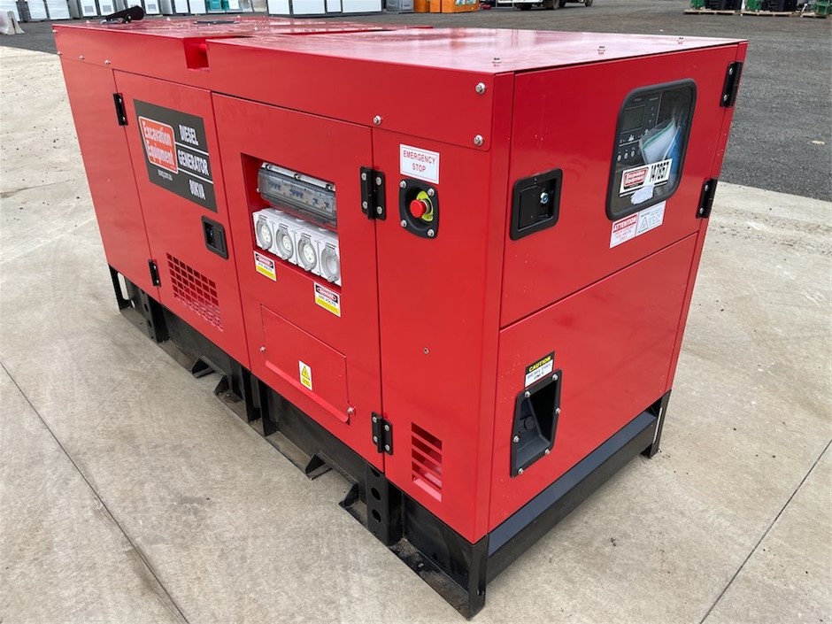 Silenced 80kVA Generator(Unused)
