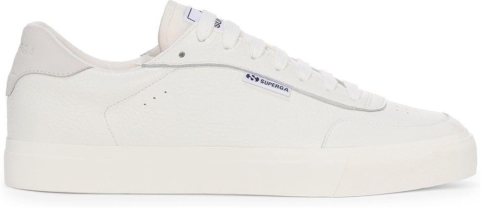 Superga Unisex 3843 Court Sneaker, White Favorio, EU 38/US M6W7.5