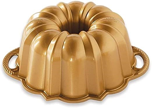 NORDIC WARE 51277 Anniversary Bundt 6 Cup, Colour Gold.