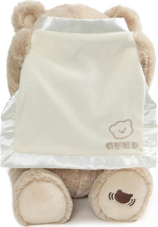 GUND Animated Peek-A-Boo Bear, 11.5".