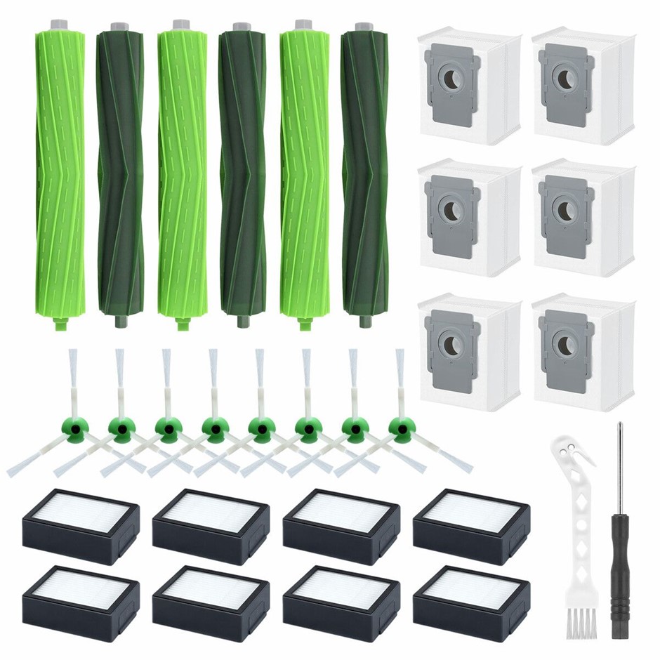 iRobot Roomba Replacement Parts Kit with Rollers Brushes Filters