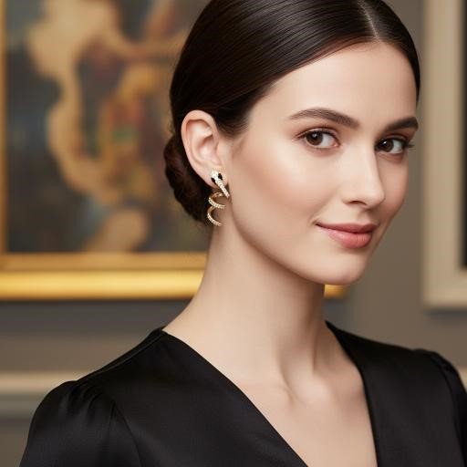 18K/Italy Gold Bonded Earring -(stamped 18K/Italy)-Warranty Quality