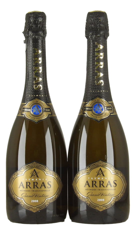 Arras Grand Vintage Sparkling 2008 (2x 750mL), Tasmania.