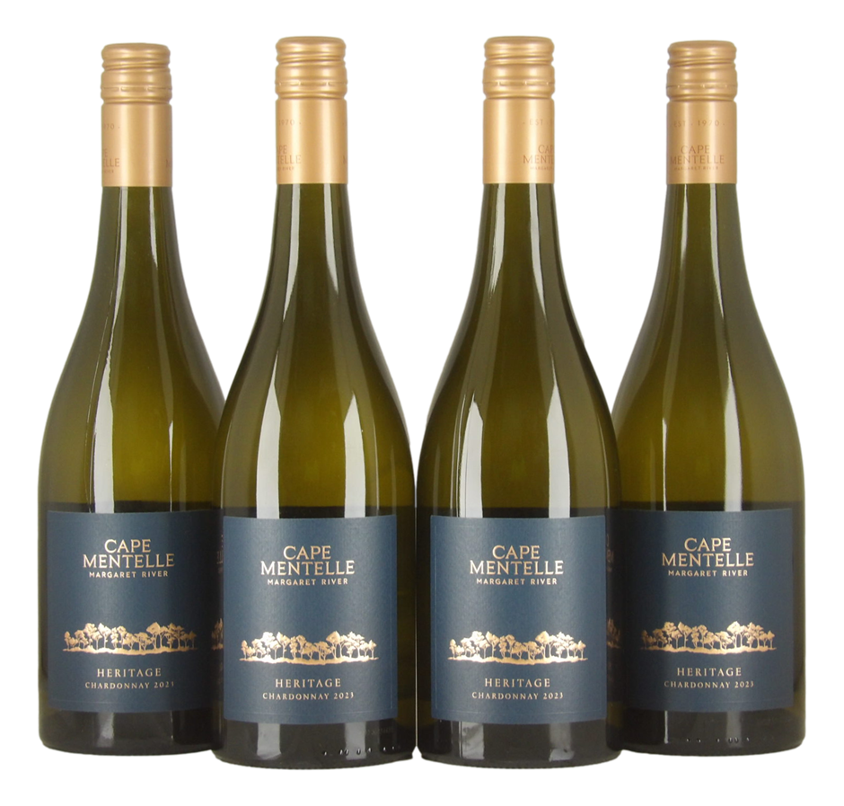 Cape Mentelle Heritage Chardonnay 2023 (4x 750mL), Margaret River, WA.