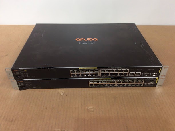 Aruba J9779A 2530-24&J9773A 2530-24G PoE+ Switch (Lot of 2)