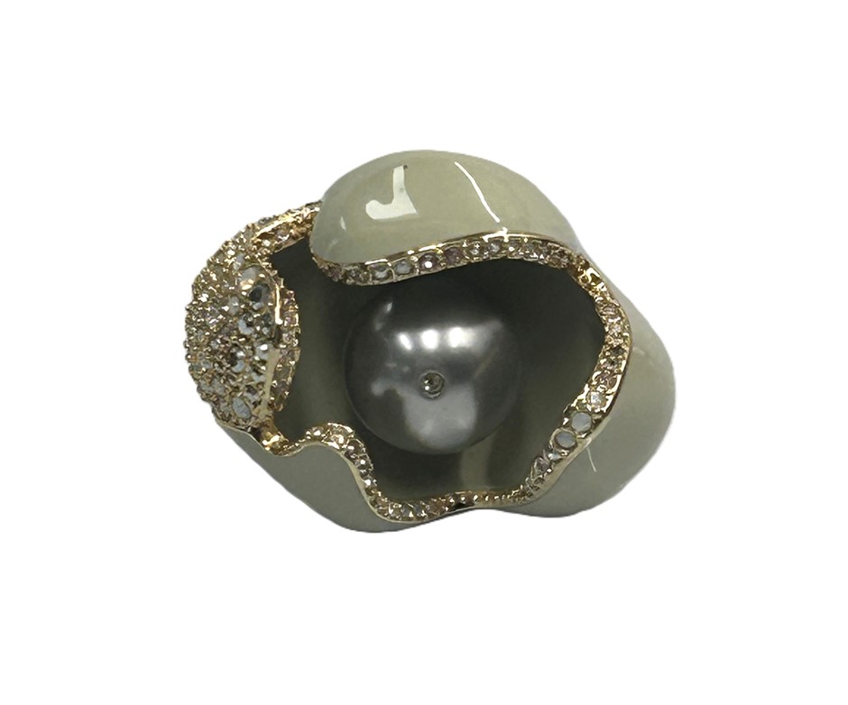 Swarovski Gold-Tone Statement Cocktail Ring